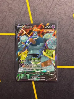 Golurk V 181/203 - Pokemon Evolving Skies Sword & Shield Full Art Rare Card NM - Image 1