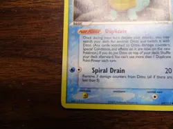 Ditto Squirtle 64/113 2005 EX Delta Species Regular Pokemon Card Yuka Morii lp - Image 4