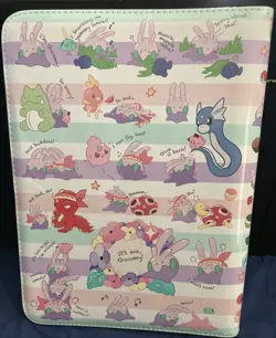Pokemon Center TCG We're Goomy Zip Binder 9 Pocket, 360 Cards Storage - Image 1