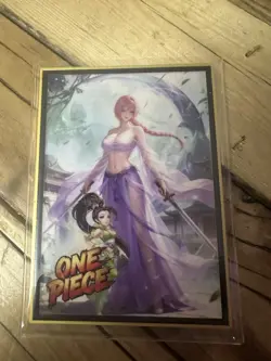 One Piece CCG Goddess Rebecca Metal Card - Sword In Hand Crossover /20 - Image 1