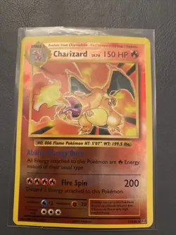 Pokemon Card: 11/108 Charzard 2016 Reverse Holo - Image 1