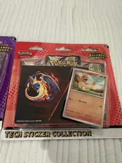 Pokemon Ascended Heroes Tech Sticker Collection Gastly & Charmander Cards - Image 3