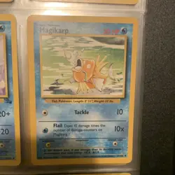 Pokemon Trading Card Game Magikarp Base Set 35/102 Vintage - Image 1