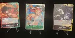 One Piece TCG Card Lot 70+ Luffy Leader, Nami, Hancock, Moria, Zoro + Mix C/UC - Image 1