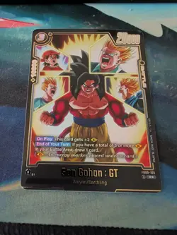Son Gohan : GT FB09-105 Alternate Art Dual Evolution Dragon Ball Card English - Image 1