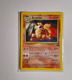 Arcanine #6 - NON-HOLO RARE - Black Star Promo - WOTC POKEMON CARD - NM/LP - Image 1