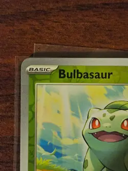 Bulbasaur 001/165 Scarlet & Violet 151 Stamped Promo Card (Best Buy) OPENED - Image 2