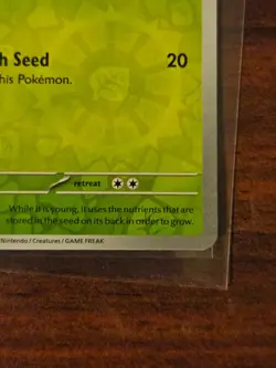 Bulbasaur 001/165 Scarlet & Violet 151 Stamped Promo Card (Best Buy) OPENED - Image 4