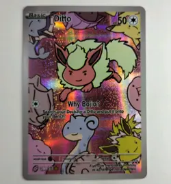 Ditto (Flareon) #67 Holo Foil After Skool Hobby Series 2 non-TCG Pokemon card - Image 1