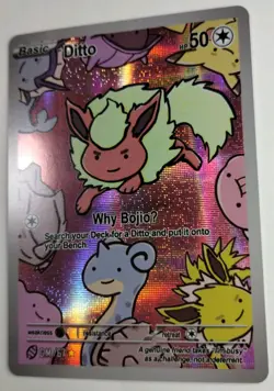 Ditto (Flareon) #67 Holo Foil After Skool Hobby Series 2 non-TCG Pokemon card - Image 3
