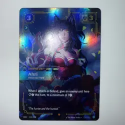 Ahri Inquisitive 119/298 Origins OGN Epic NM Riftbound Champion Card - Image 1