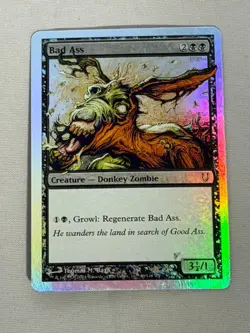 MTG FOIL Bad Ass Unhinged Magic the Gathering - Image 1
