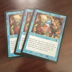 Magic: The Gathering Fact or Fiction x3 Instant Blue 2000 Terese Nielsen English - Image 1