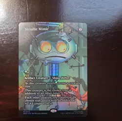MTG Teenage Mutant Ninja Turtles Source Material:Metallic Mimic(Borderless Foil) - Image 1