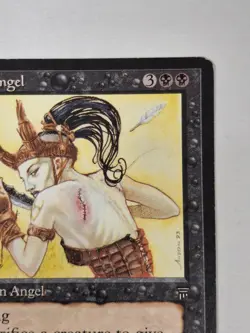 ***English Fallen Angel*** MTG Legends Magic Corner Wear BB - Image 3
