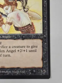 ***English Fallen Angel*** MTG Legends Magic Corner Wear BB - Image 4