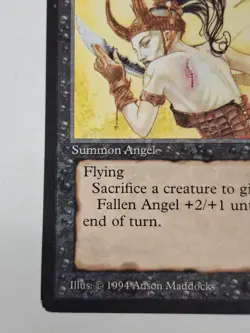 ***English Fallen Angel*** MTG Legends Magic Corner Wear BB - Image 5