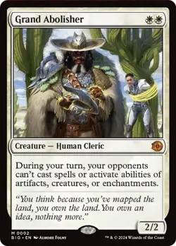 MTG Grand Abolisher [Outlaws of Thunder Junction: The Big Score] Near Mint Magic - Image 1