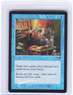 2001 Magic: The Gathering—Careful Study #70/350 Odyssey—Foil [Lightly Played] - Image 1
