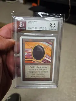 Mox Jet Unlimited BGS 8.5 Magic The Gathering | MTG 8.5 8 9.5 9.5 !! - Image 1