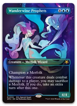 Wanderwine Prophets (Borderless) #132 (Foil) (NM) Special Guests SPG Magic MTG - Image 1