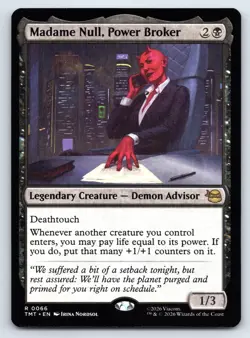 MTG Madame Null Power Broker Normal R Teenage Mutant Ninja Turtles TMT 66 NM Mag - Image 1