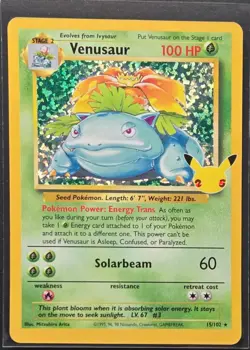 Venusaur Celebrations Classic Collection 15/102 Holo Rare Pokemon 2021 - Image 1