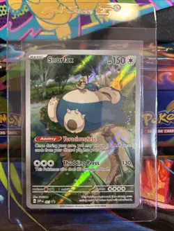 2023 Pokemon Snorlax SVP EN 051 Black Star Promo Full Art - Image 1
