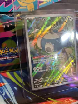 2023 Pokemon Snorlax SVP EN 051 Black Star Promo Full Art - Image 3