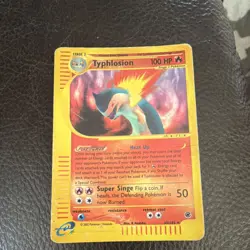 Pokemon Typhlosion 065/165 Expedition Base Set Reverse Holo Rare Stage 2 100HP … - Image 1