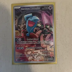 Team Rocket's Wobbuffet SVP 203 Pokemon Center Stamped Promo Destined Rivals TCG - Image 1