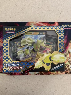 🔥Pokemon TCG Crown Zenith Collection Box Regieleki V New Factory Sealed BNIB🔥 - Image 1