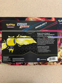 🔥Pokemon TCG Crown Zenith Collection Box Regieleki V New Factory Sealed BNIB🔥 - Image 2