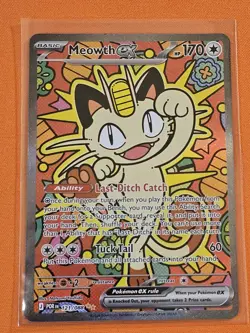 Meowth ex 121/088 NM - Special Illustration Rare - Perfect Order ME03 - Pokemon - Image 1
