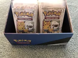 10x Pokemon 25th Anniversary Pack Lot Pikachu Stamped Holo General Mills Booster - Image 1