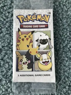 10x Pokemon 25th Anniversary Pack Lot Pikachu Stamped Holo General Mills Booster - Image 2