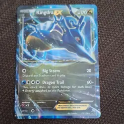 Pokemon TCG Kingdra EX 73/124 Fates Collide Basic 170HP Ultra Rare Holo - Image 1