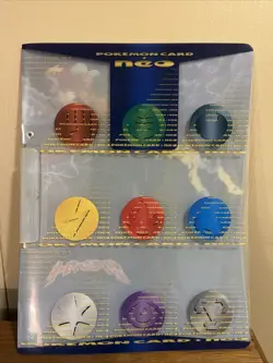 POKEMON NEO REVELATION PREMIUM FILE 3 PROMO BINDER ONLY JAPANESE - Image 1