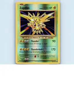 Pokemon tcg XY - Evolutions Zapdos Lightly played - Image 1