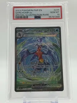 2023 Pokemon TCG GARCHOMP EX #245/182 Special Illustration Rare PSA 10 💎💎 - Image 1