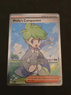 Wally's Compassion - 176/132 - Mega Evolution Pokemon Card - NM - Image 1