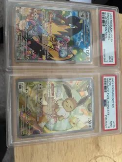 Pokemon TCG Eevee & Iono's Kilowattrel Illustration Rare Holo Mint Lot 2025 - Image 1