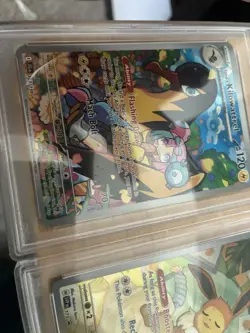 Pokemon TCG Eevee & Iono's Kilowattrel Illustration Rare Holo Mint Lot 2025 - Image 2