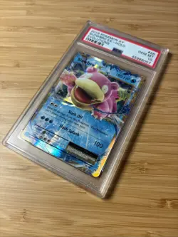 2016 Slowbro EX - Holo Evolutions XY Pokemon #26 PSA 10 - Image 2