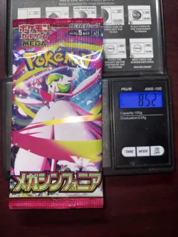 Heavy 8.52g Pokemon Sealed Mega Symphonia Japanese Booster Pack - Image 1