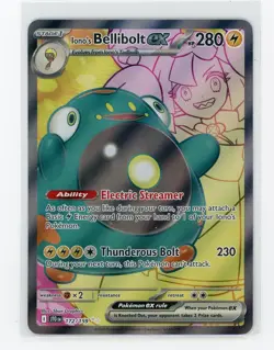 Pokemon TCG - Iono's Bellibolt ex SVP 194 - Scarlet & Violet Promos - Full Art - Image 1