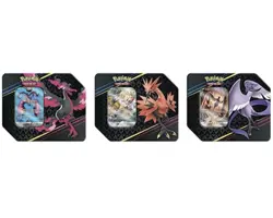 Pokemon TCG Crown Zenith Tins Moltres Articuno Zapdos - Set of 3 Tins SEALED NEW - Image 1