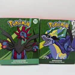 Pokemon TCG McDonalds 2024 Booster Packs Cards Posters Stickers Bundle Lot of 2 - Image 1