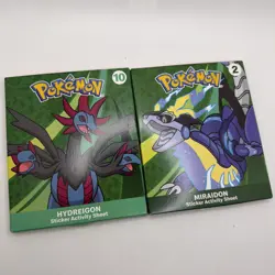 Pokemon TCG McDonalds 2024 Booster Packs Cards Posters Stickers Bundle Lot of 2 - Image 2