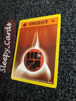 Fighting Energy 97/102 1st Edition Base Set Shadowless 1999 Pokemon NM - Image 2